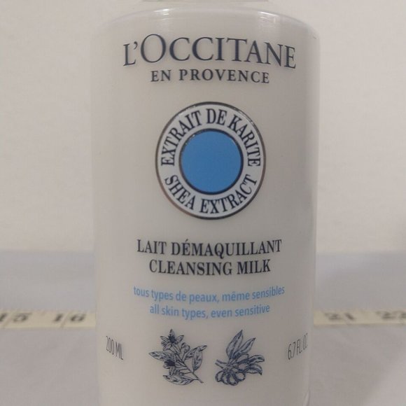 L'Occitane Shea Butter Cleansing Milk 200ml / 6.7OZ New - Picture 2 of 5